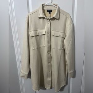 Steve Madden Women’s Suede Oversized Shirtdress NWT‎